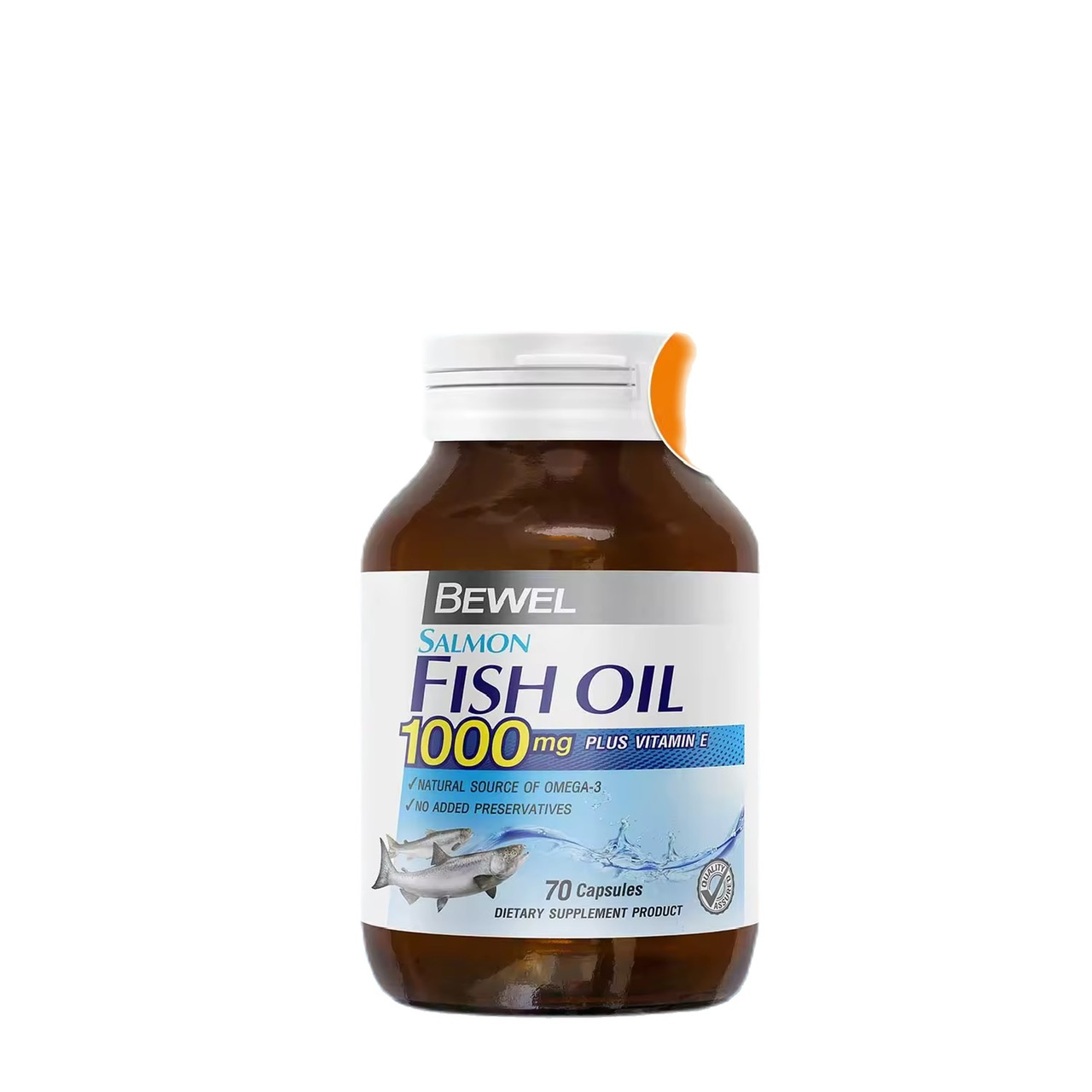 Bewel Salmon Fish Oil (70 ) -  ѹ͹ 1,000 . ԵԹ  3 ( Ǵ˭ 70 Ϳ )
