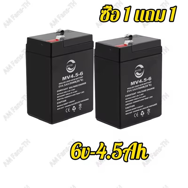 2pcs ẵ6V4.5AH/20HRẵẺ