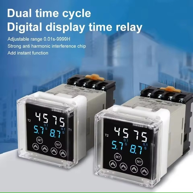 Timer Թ DH48S -S 5A 220V ,12V, 24V