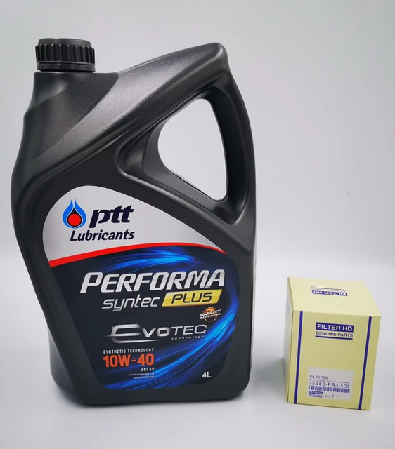 PTT Performa Synthc Plus EVOTEC 10w-40 ູԹ Ҵ 4 Ե+ͧѹͧ/ͧͧ Honda ء (City, Jazz, Civic, Accord, CRV, BRV, HRV, Brio, Am