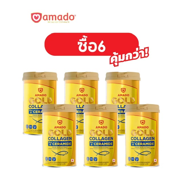 Amado Gold Collagen -  Ŵ ਹ 6 лͧ (150/лͧ)