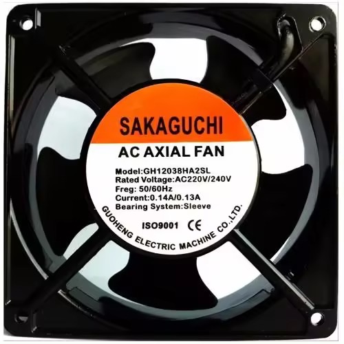 Ѵ 4.5  220V 12cm Cooling Fan ǢͺѴ к¤͹ Black 俺ҹ