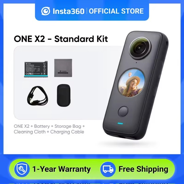 Insta360 ONE X2 ͧͤҡѹ360ͧ,360 5.7K,ѡʶҾ,˹Ҩ, AI,ʵʴ,,äǺ§