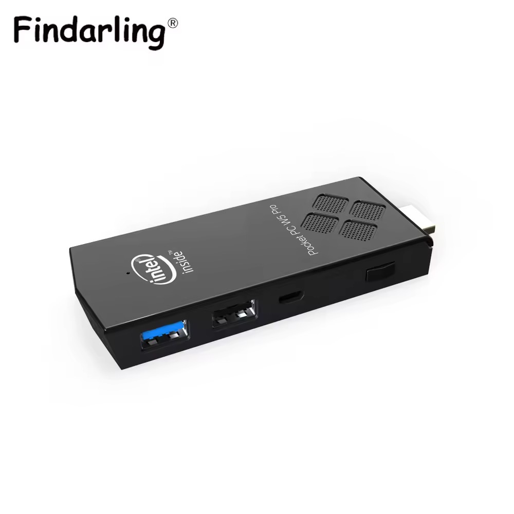 Mini PC Windows11 W5 Pro Intel Baytail Z8350 4GB 64GB Dual Wifi Bluetooth4.2 USB3.0 Mini Pocket PCS Windows 10 Stick