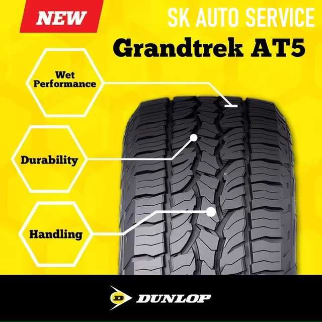 DUNLOP ҧö¹ 245/70R16 (͢ͺ16)  GRANDTREK AT5 4  (껻 2023)+)Сѹغѵ˵.