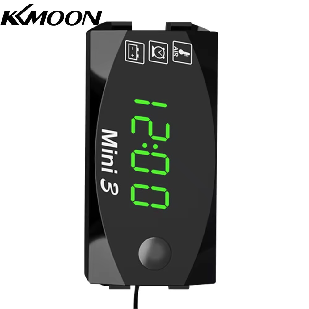 KKmoon ŵ DC 6V-30V 3Թ1,ԡҴԨԵ + - + ŵçѹ俿 IP67ͧͺѹẵࡨѴѺö¹͡Թ