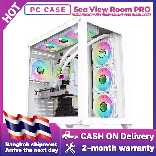 EVESKYʤ PRO Ѻͧ ʡͻմ ATX ͧ 360 ʾѴк¤͹¹ ʾի PC Cases